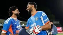 Indian cricket team highest T20 run chase record against New Zealand