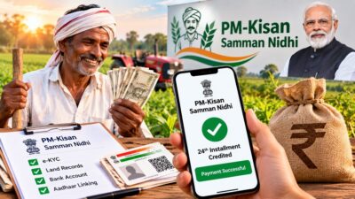Pm kisan schema money transfer status check and e-kyc details