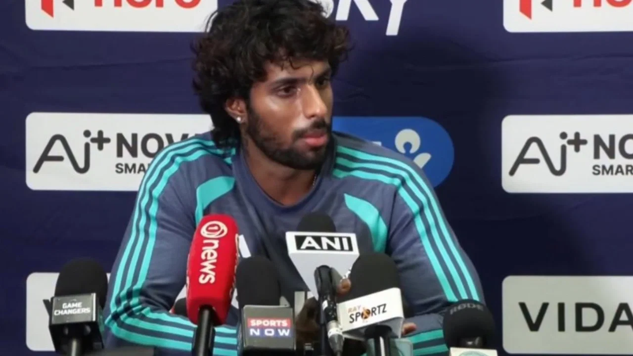Tilak Varma addressing press conference ahead of IND vs NZ 4th T20I