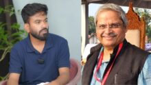 Parakala Prabhakar and Abhijeet Dipke protest against SIR