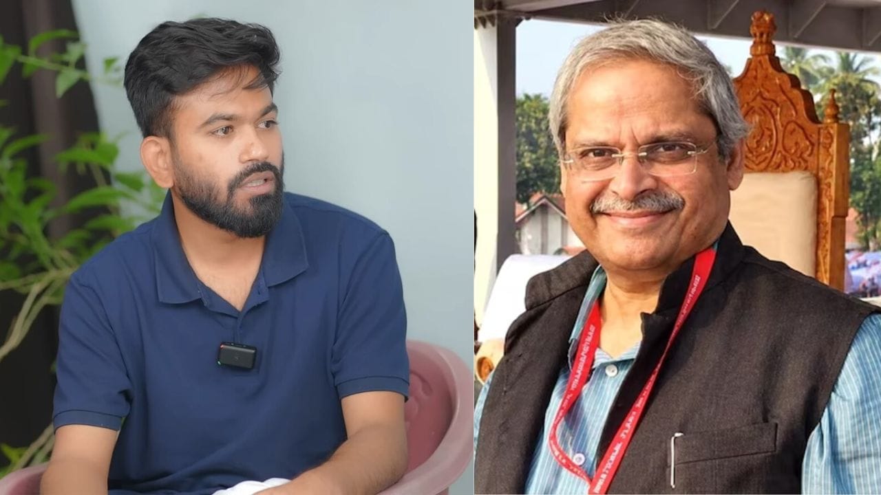 Parakala Prabhakar and Abhijeet Dipke protest against SIR