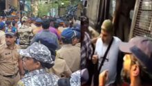 Amit Thackeray and Aaditya Thackeray protest MNS Yuva Sena workers detained