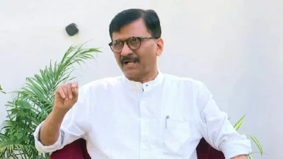Sanjay raut criticizing bjp over audio clip controversy.